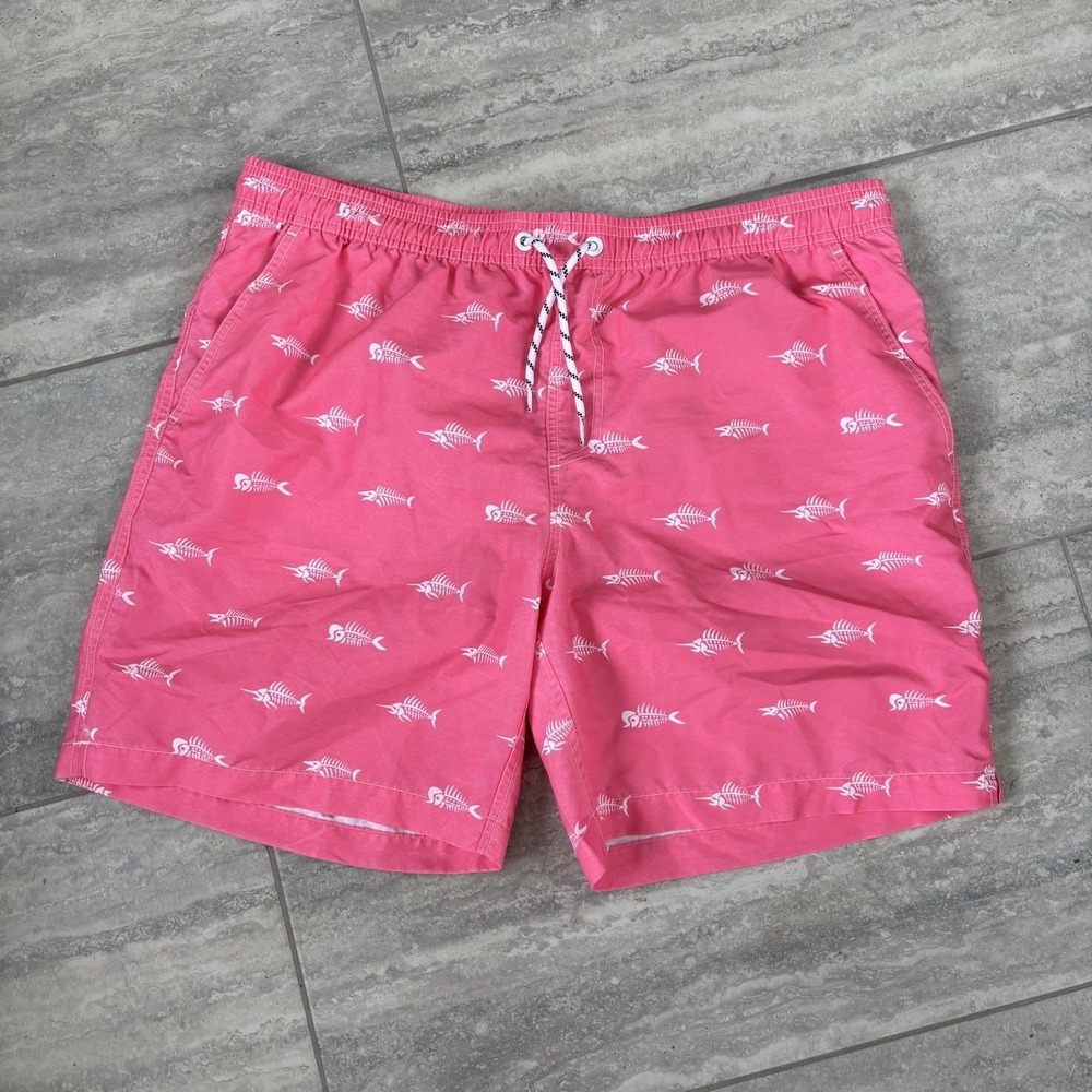 maamgic swim trunks pink Fish Bones XXL